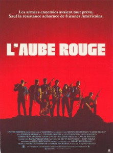 Świetny francuski plakat filmu. Bardzo prosty, bardzo czerwony.